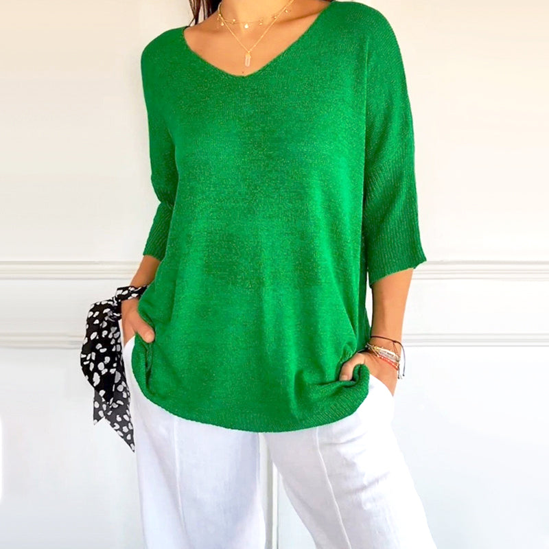 VelloraFlex™ V-Neck Shirt — Experience Effortless Comfort and Confident Style That Moves With You All Day