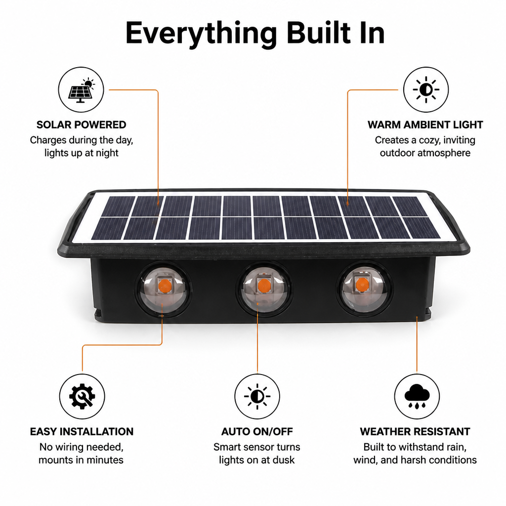 SolaraBeam™ — Wrap Your Garden in Effortless, Warm Solar Glow Every Night