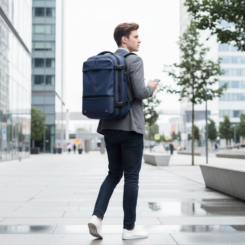 Compressible Backpack with Laptop Compartment for Travel