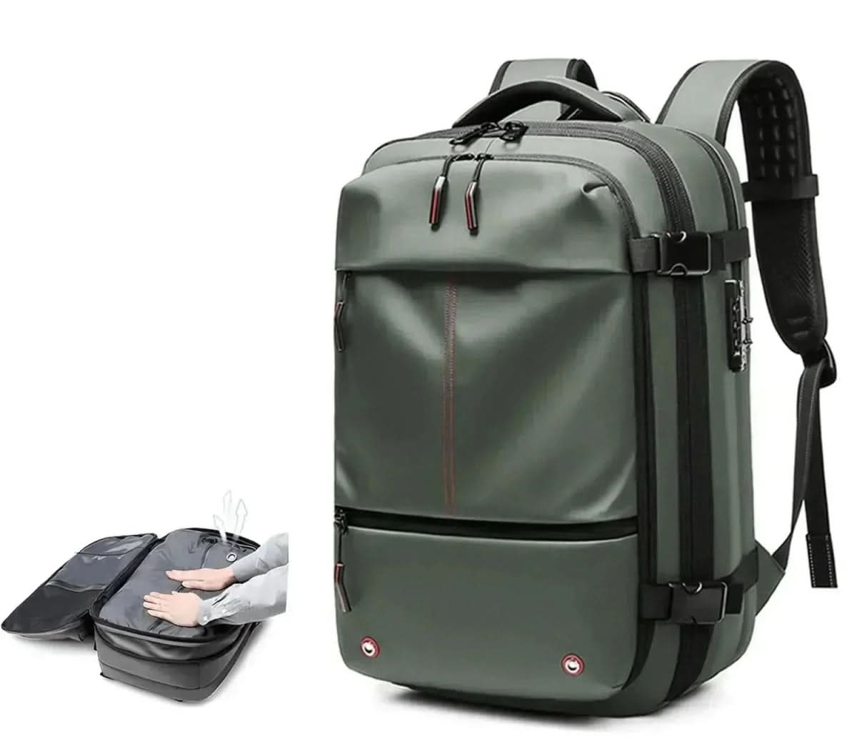 Compressible Backpack with Laptop Compartment for Travel