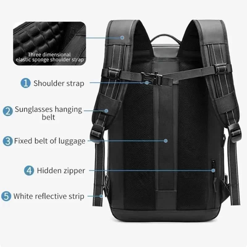 Compressible Backpack with Laptop Compartment for Travel