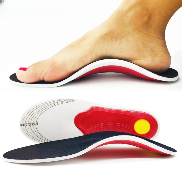 Cushioned Heel Orthotic Insoles with Arch Support