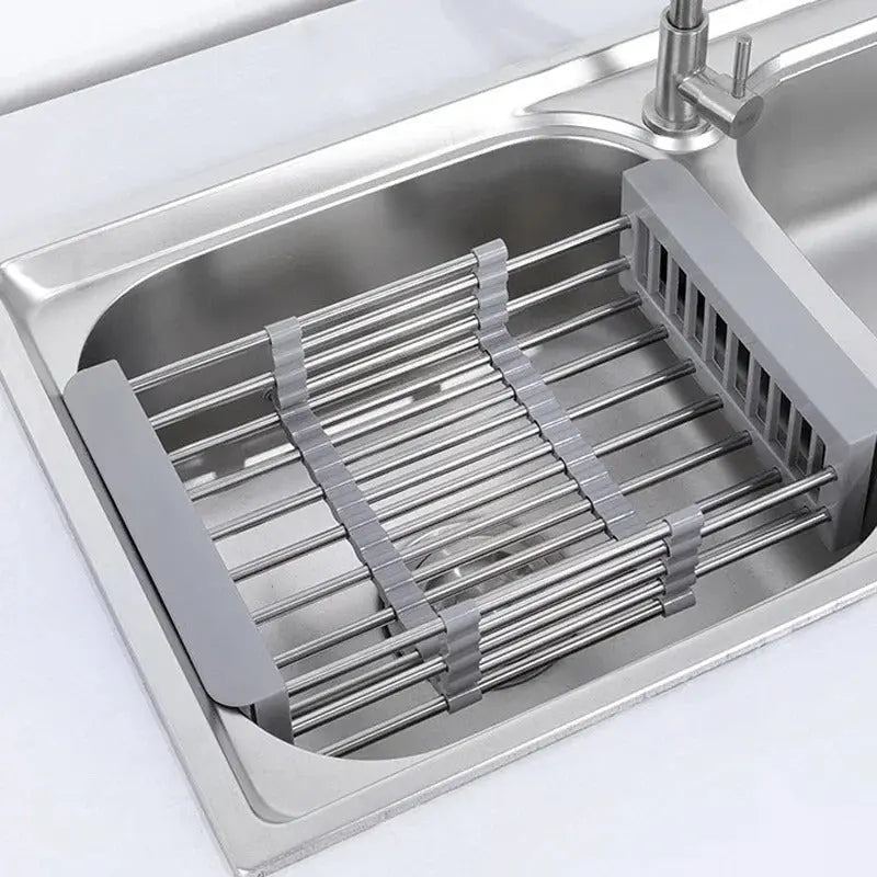 Extendable Stainless Steel Sink Drain Basket