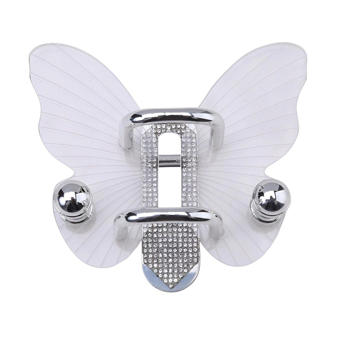 Elegant Butterfly Wall Hook with No-Drill Adhesive