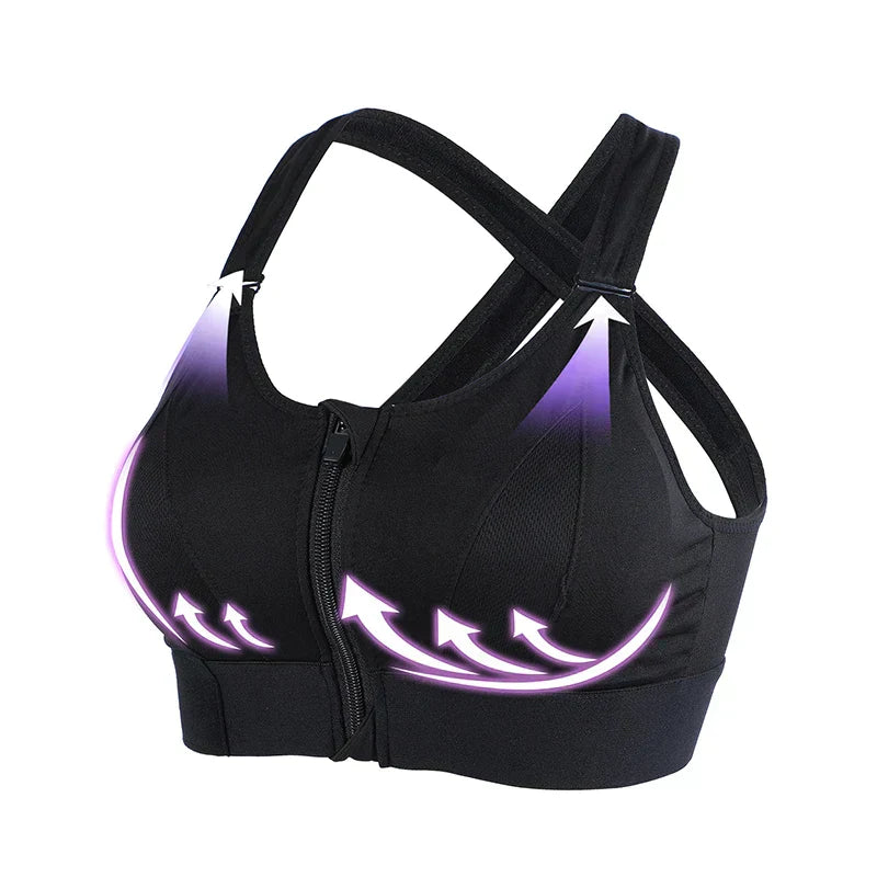 2-in-1 Support and Sports Bra for Active Use