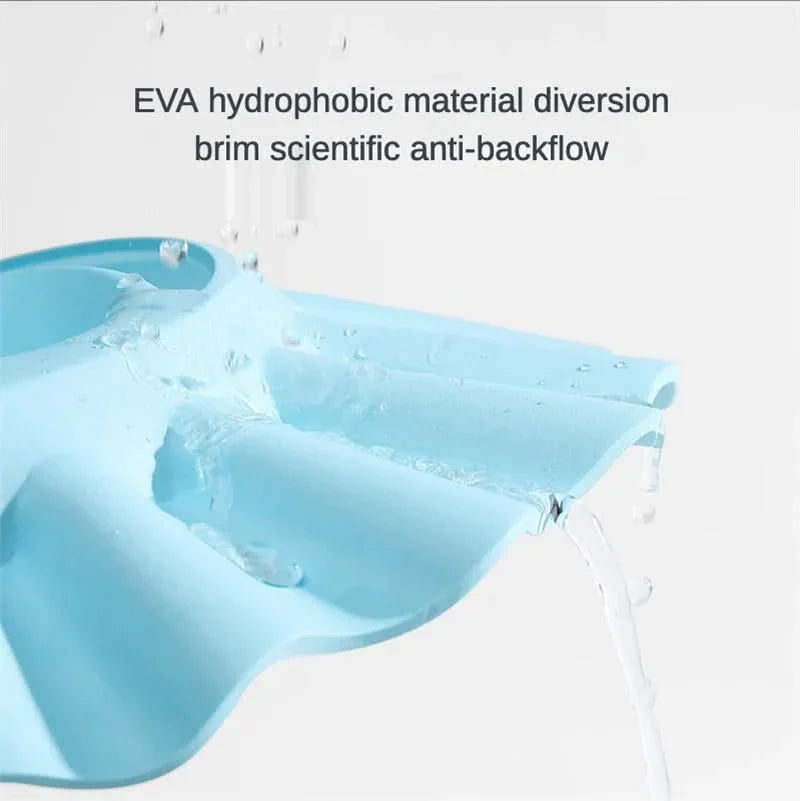 Adjustable Waterproof Baby Shower Cap for Tear-Free Hair Washing