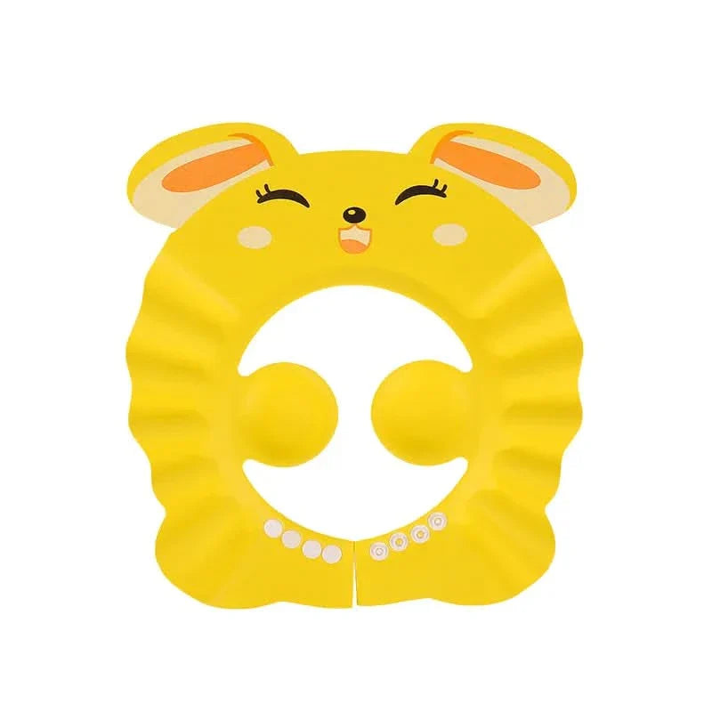 Adjustable Waterproof Baby Shower Cap for Tear-Free Hair Washing
