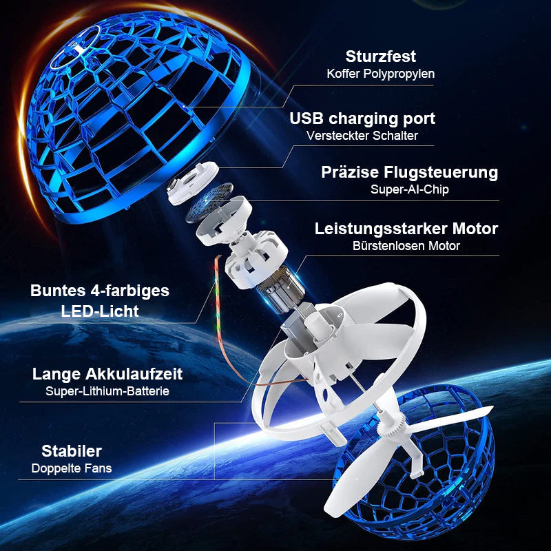 Portable Hover Ball for Indoor and Outdoor Play