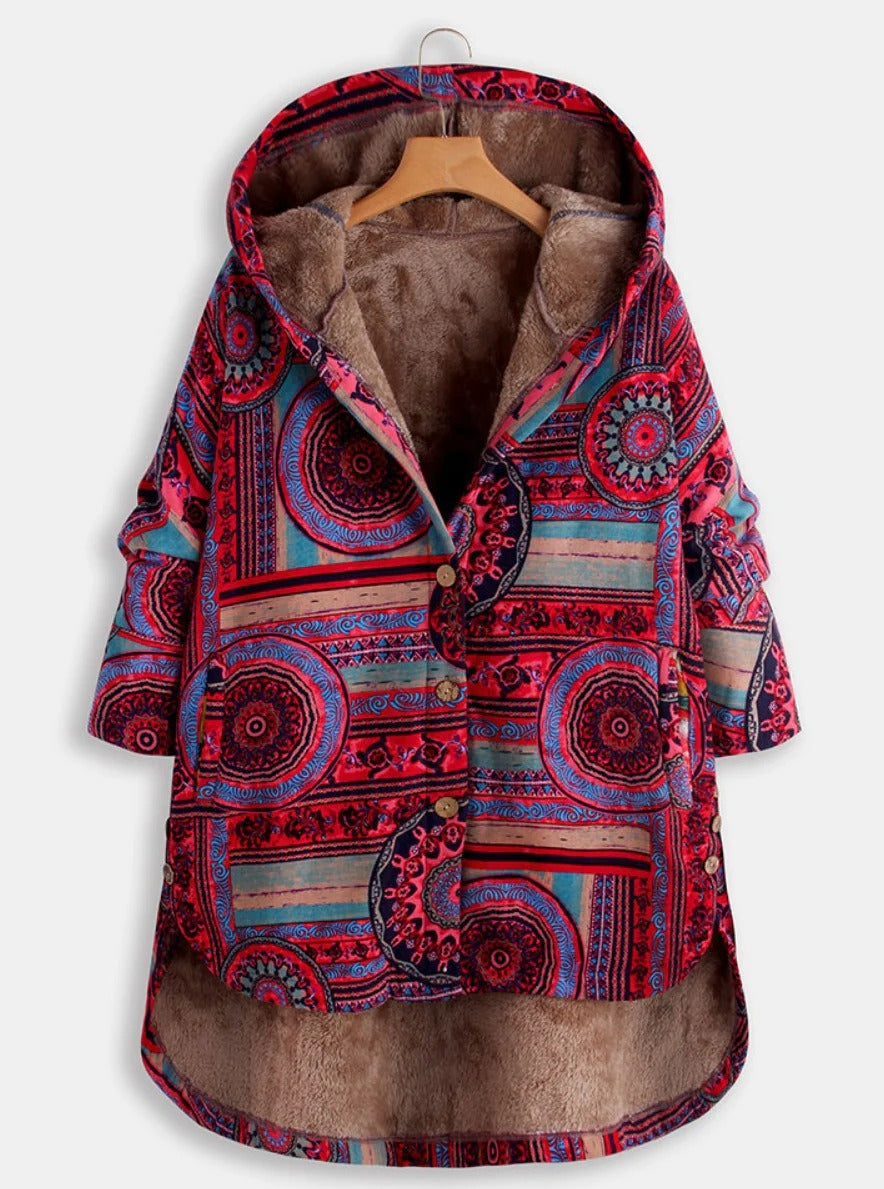Floral Hoodie Jacket
