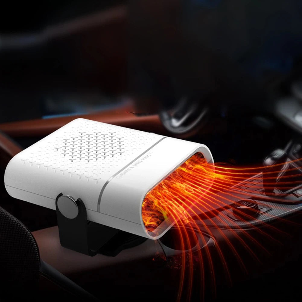 All-Season Vehicle Climate Control Fan with 360° Rotation