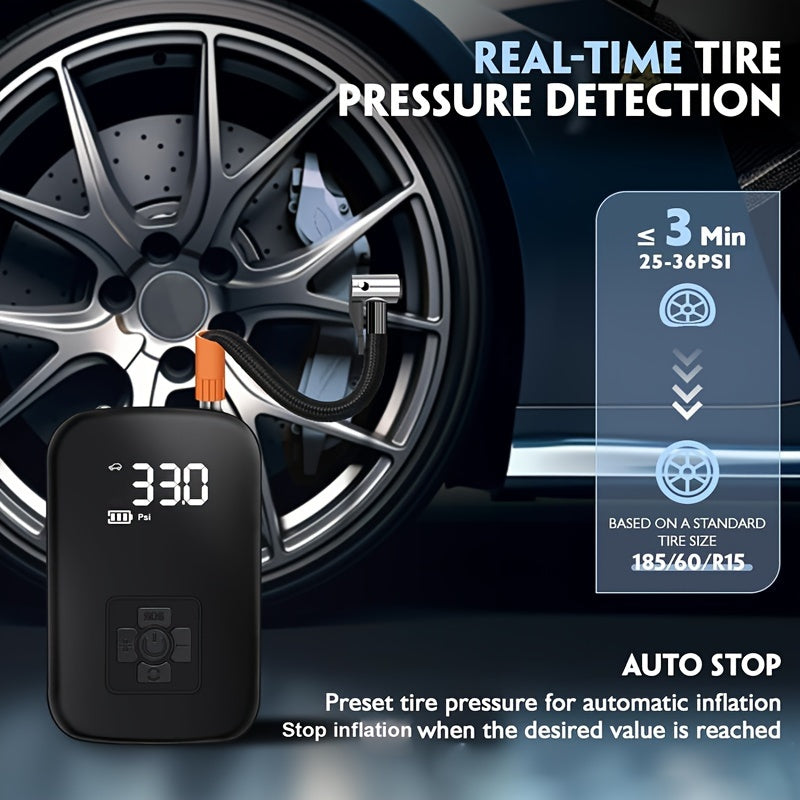 Inflation Buddy Portable Air Compressor with Smart Display