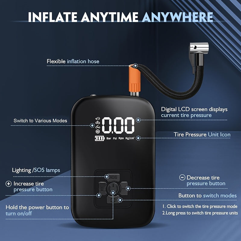 Inflation Buddy Portable Air Compressor with Smart Display