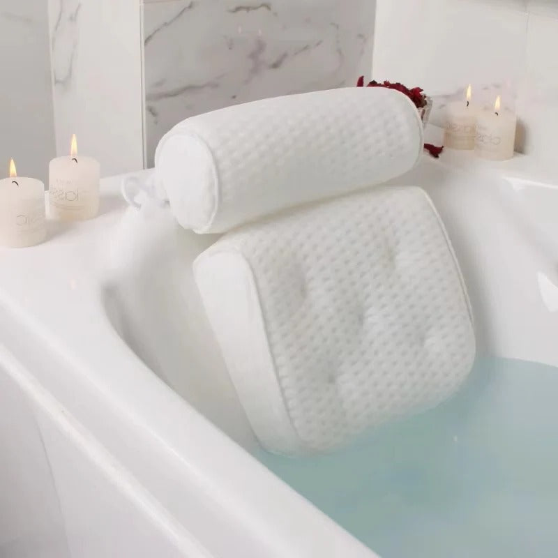 ErgoComfort Bath Pillow for Relaxation and Support