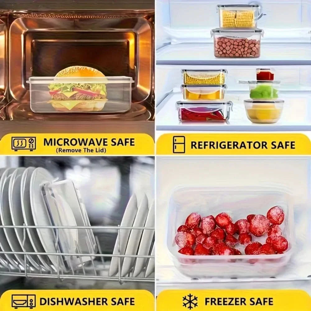 Leak-Proof Storage Containers for Dry Goods and Fresh Produce