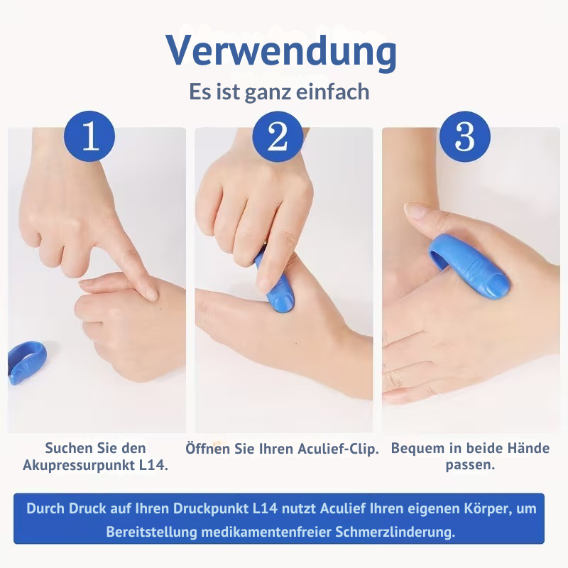 Acupressure Clip for Natural Blood Sugar Support and Balance
