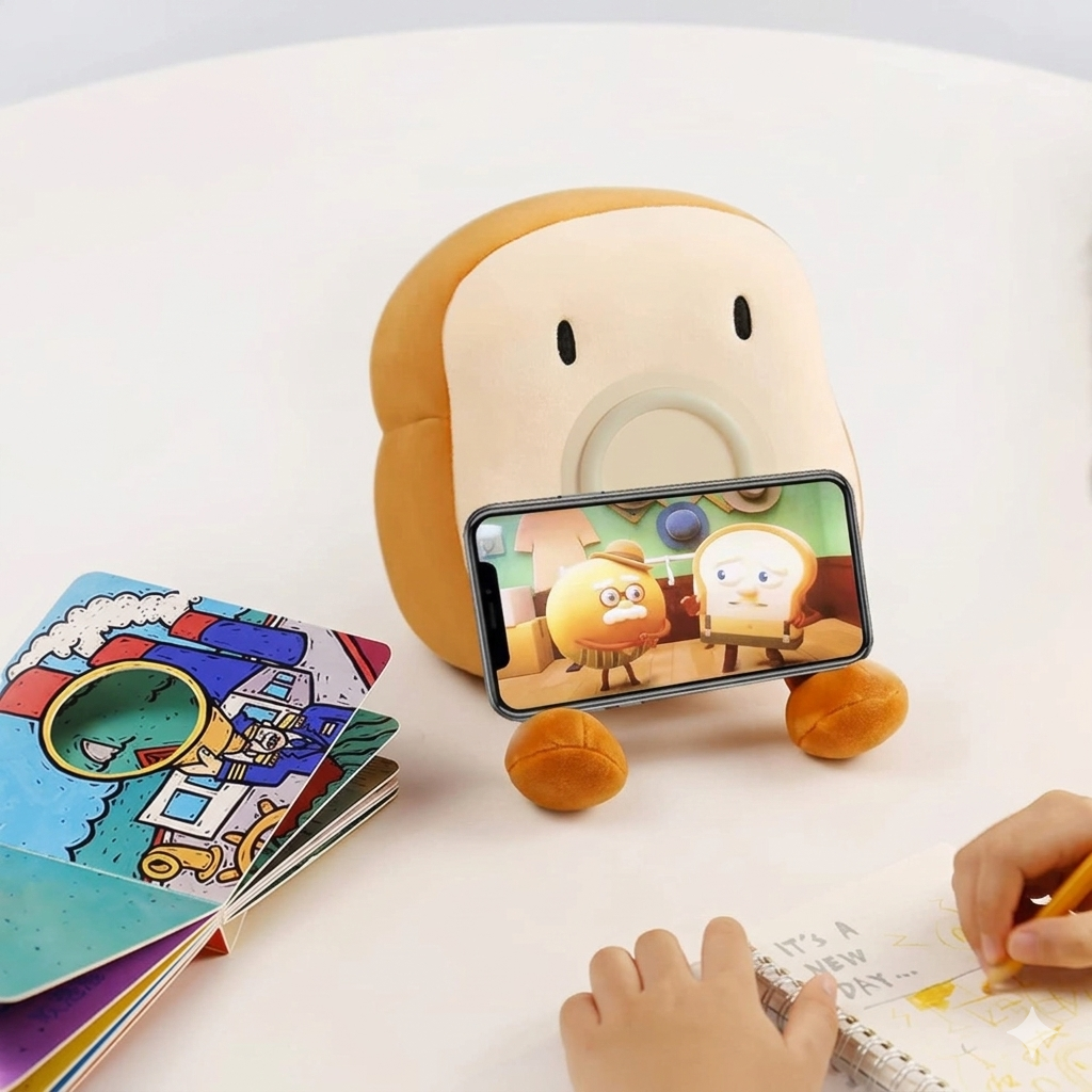 SnuggleGlow Rechargeable LED Alarm Clock & Night Light