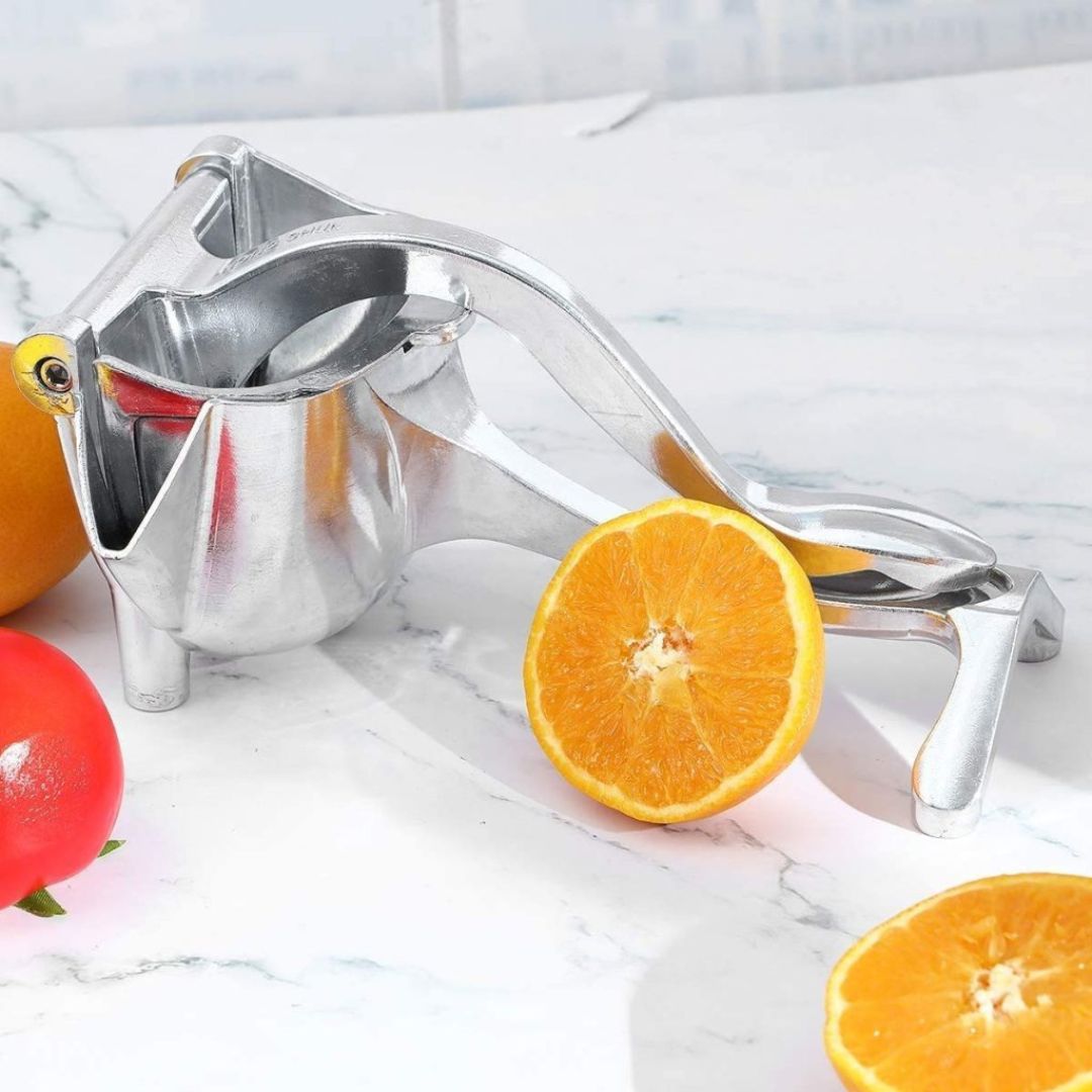 Compact Stainless Steel Citrus Press for Effortless Juicing