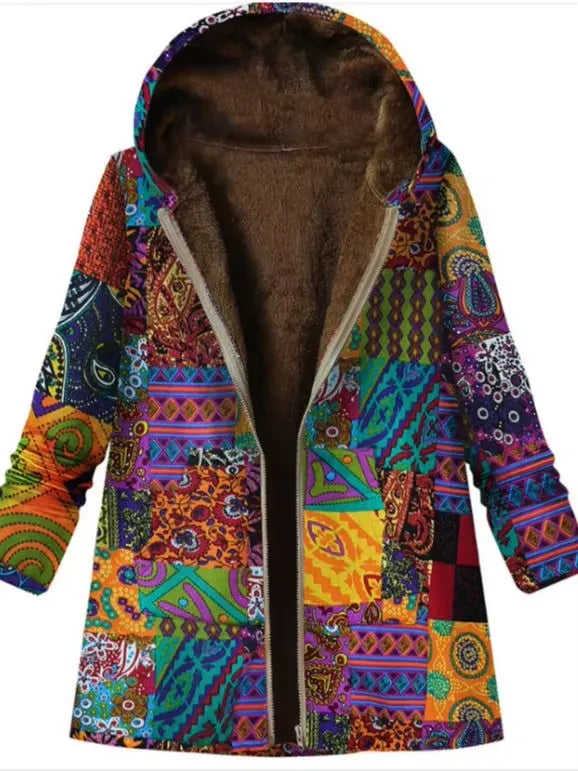 Unique Floral Winter Outfit for Your Style
