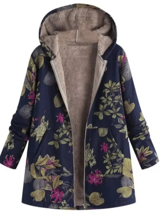 Unique Floral Winter Outfit for Your Style