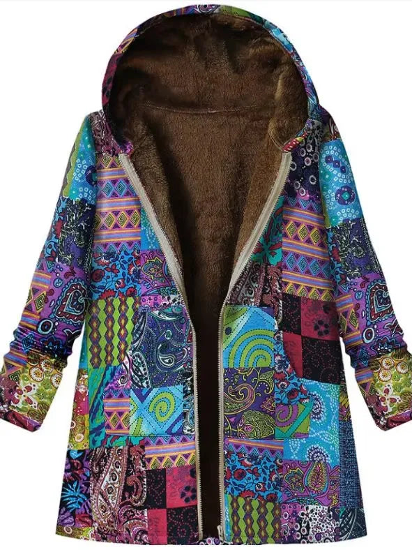 Unique Floral Winter Outfit for Your Style