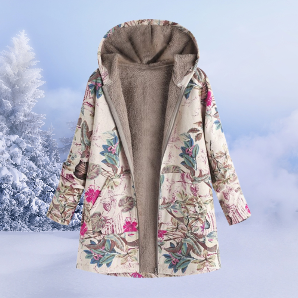 Unique Floral Winter Outfit for Your Style