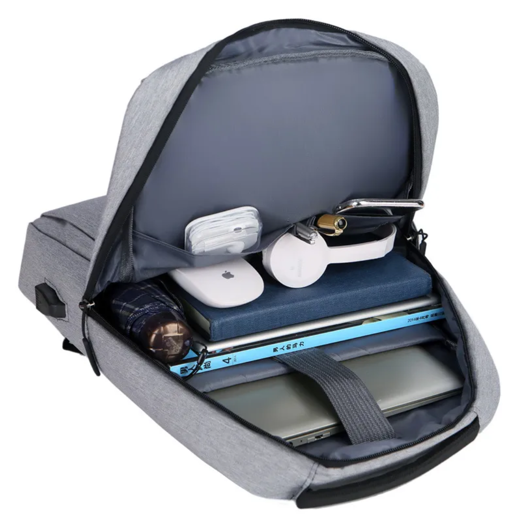 SecureTech Backpack with USB Charging and RFID Defense