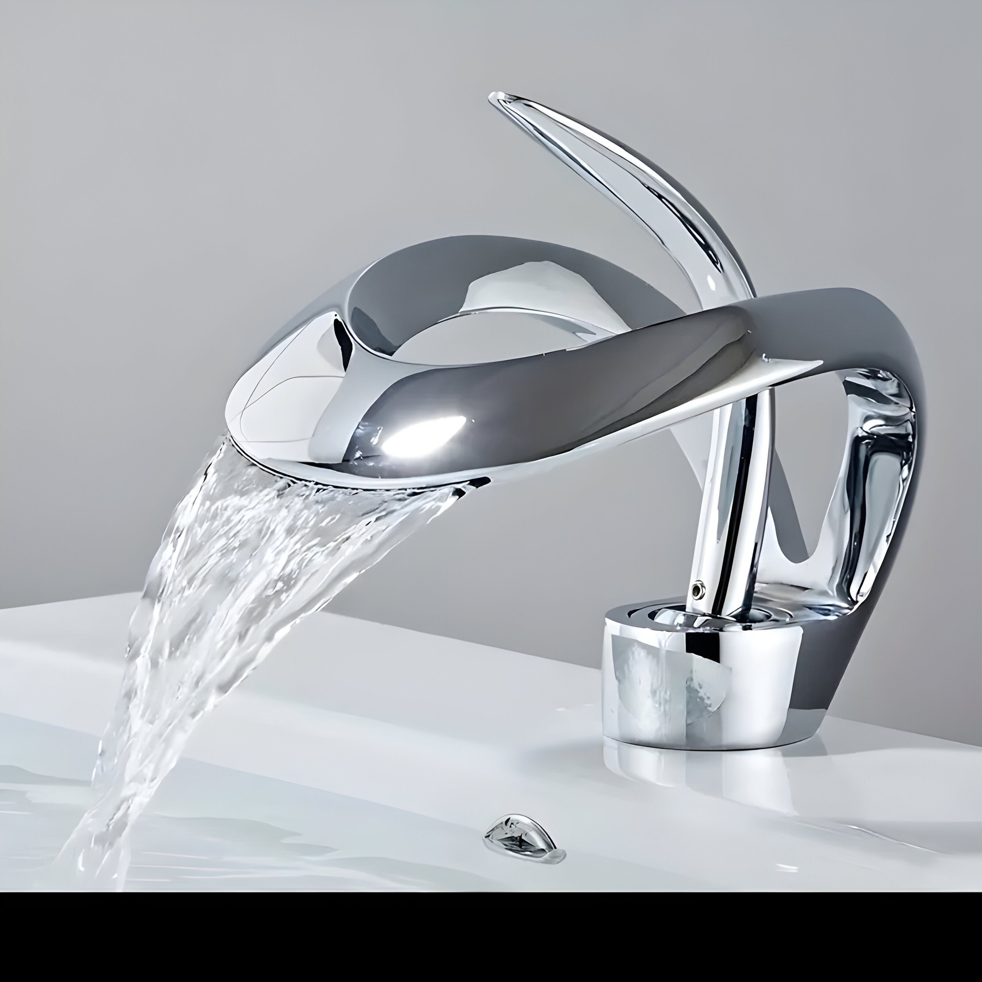 SleekFlow Modern Bathroom Faucet with Single Handle Control
