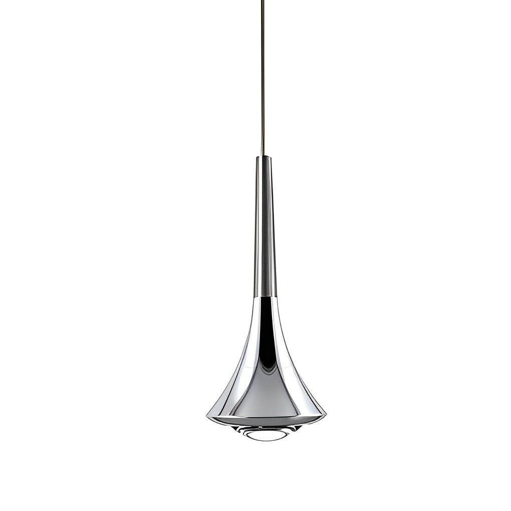 Elysian Glow Teardrop Pendant Light: Modern LED Elegance