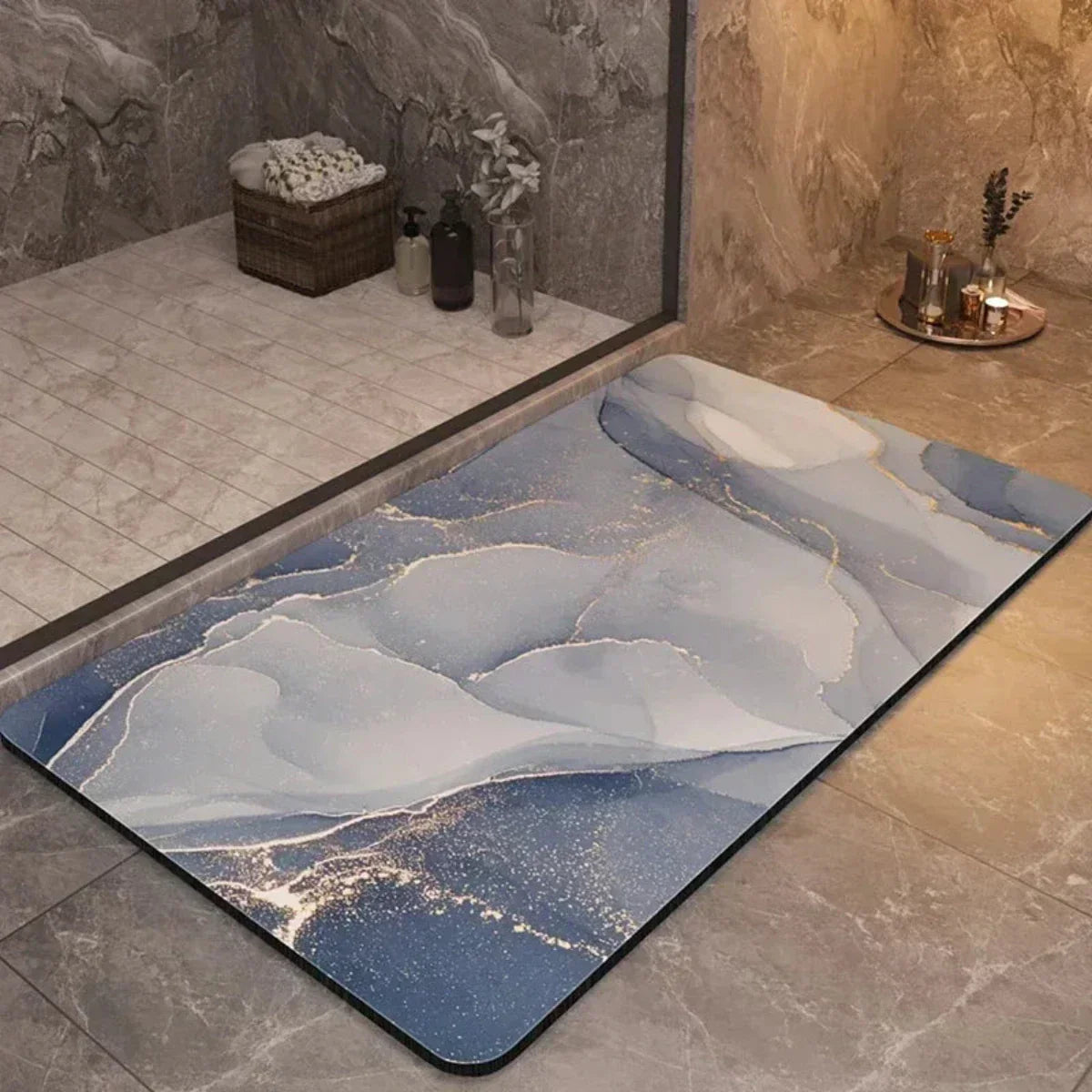 UltraDry Non-Slip Bathroom Mat – Fast Absorbent Floor Comfort