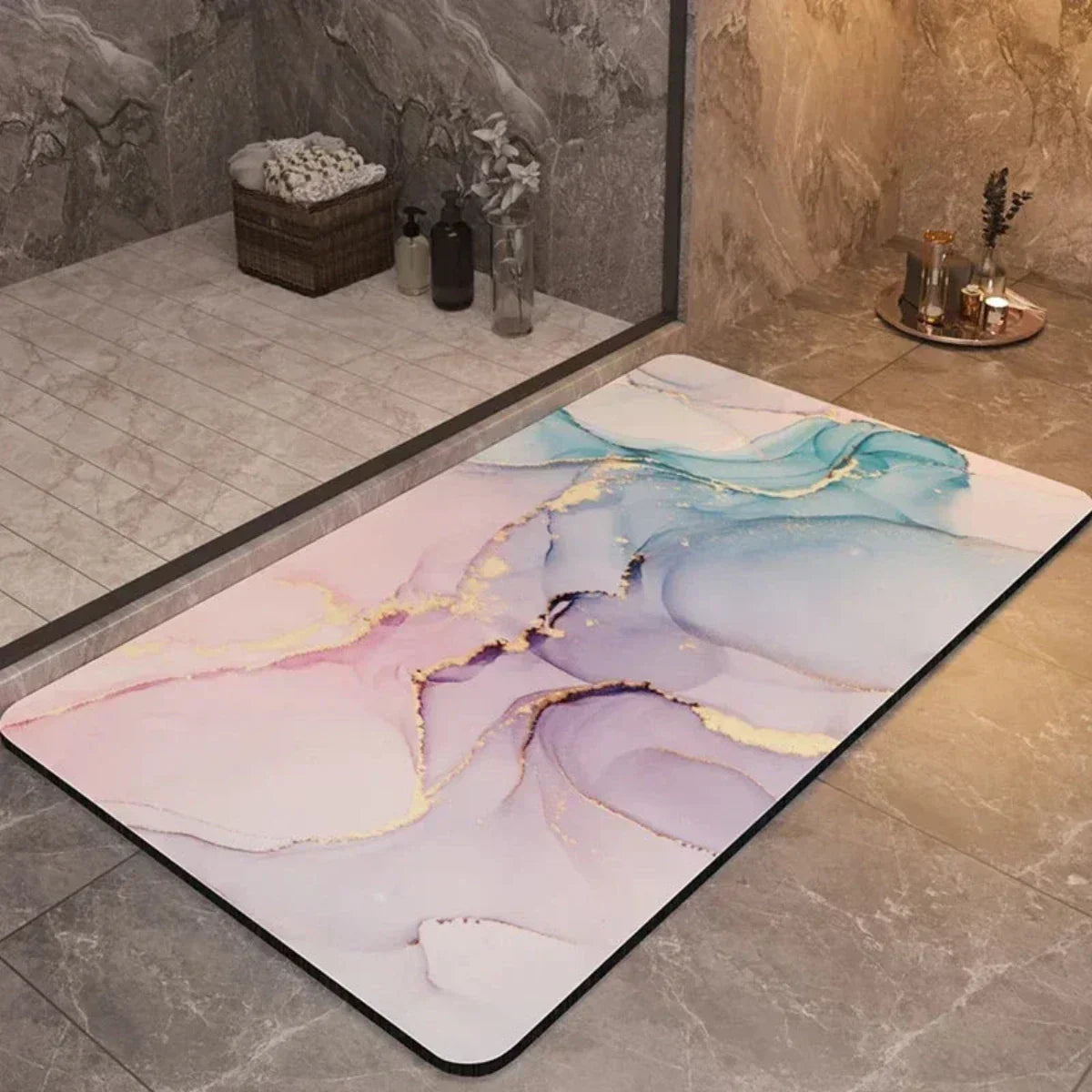 UltraDry Non-Slip Bathroom Mat – Fast Absorbent Floor Comfort