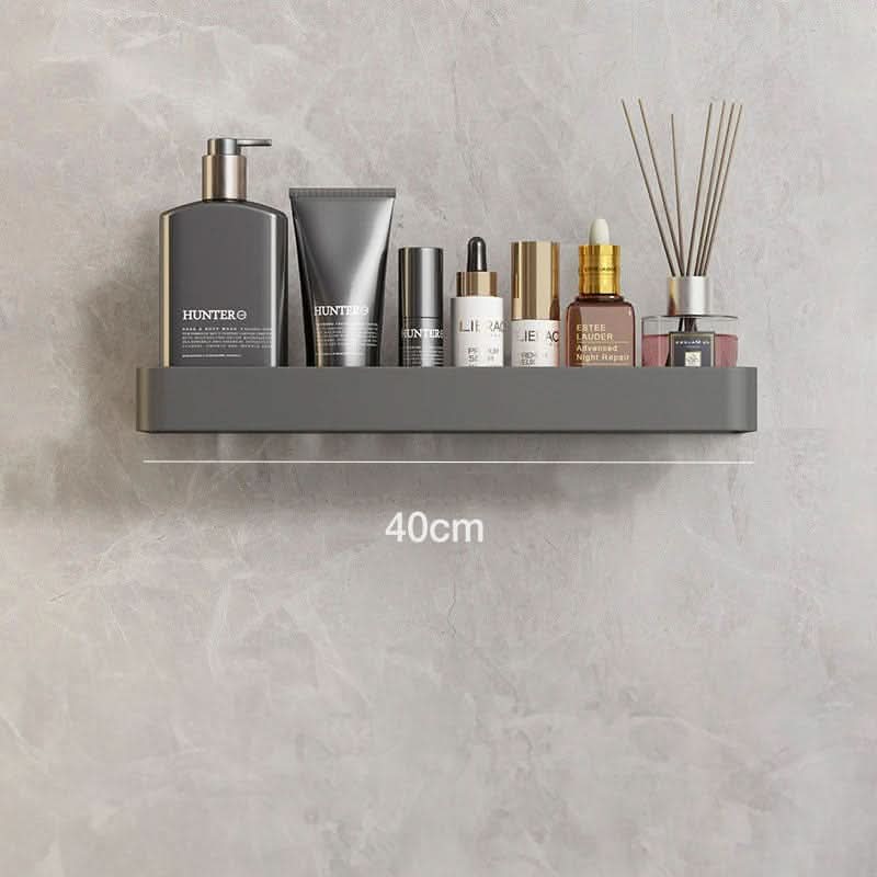 Wall-Mounted Bathroom Shelf with Towel Rack – Stylish Storage Solution