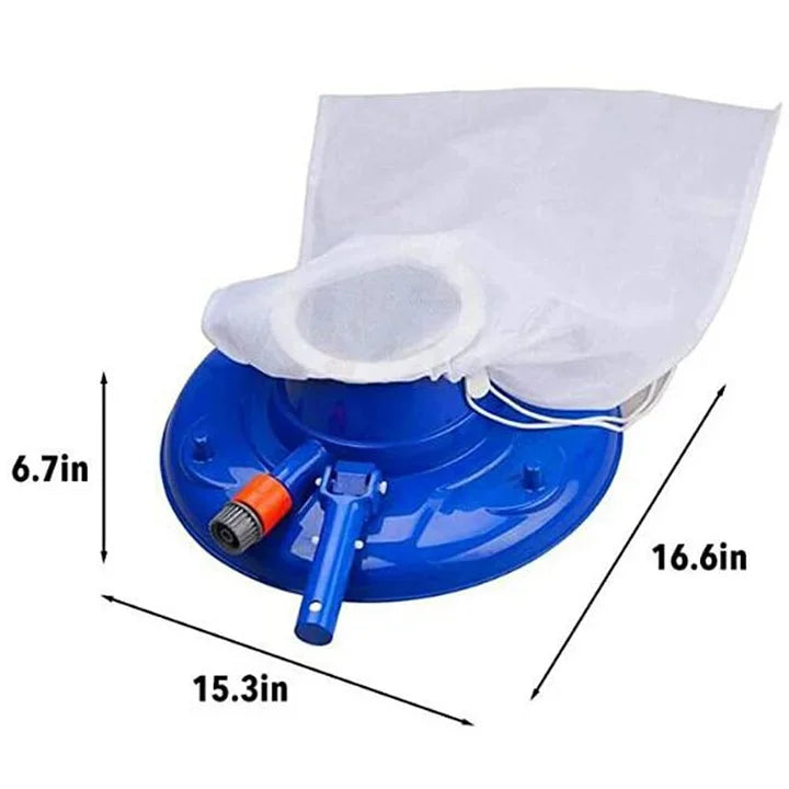 HydroSweep Pool Cleaning System with Hose-Driven Suction and Eco-Friendly Filter