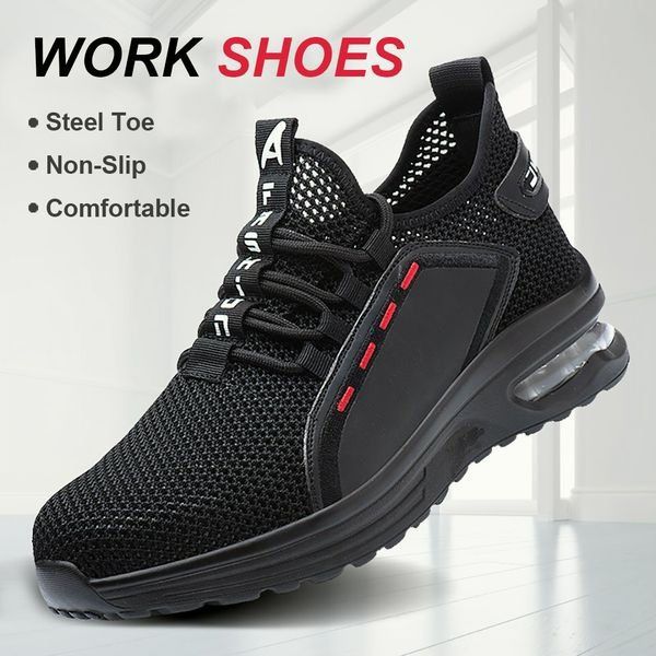 Lightweight Work Shoes | Breathable Mesh Upper
