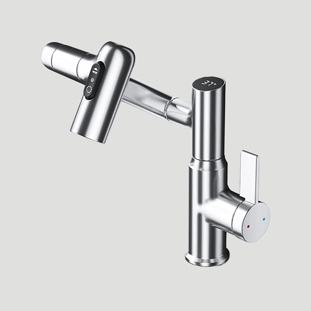 Versatile Kitchen Faucet with 360° Rotation and Smart Features