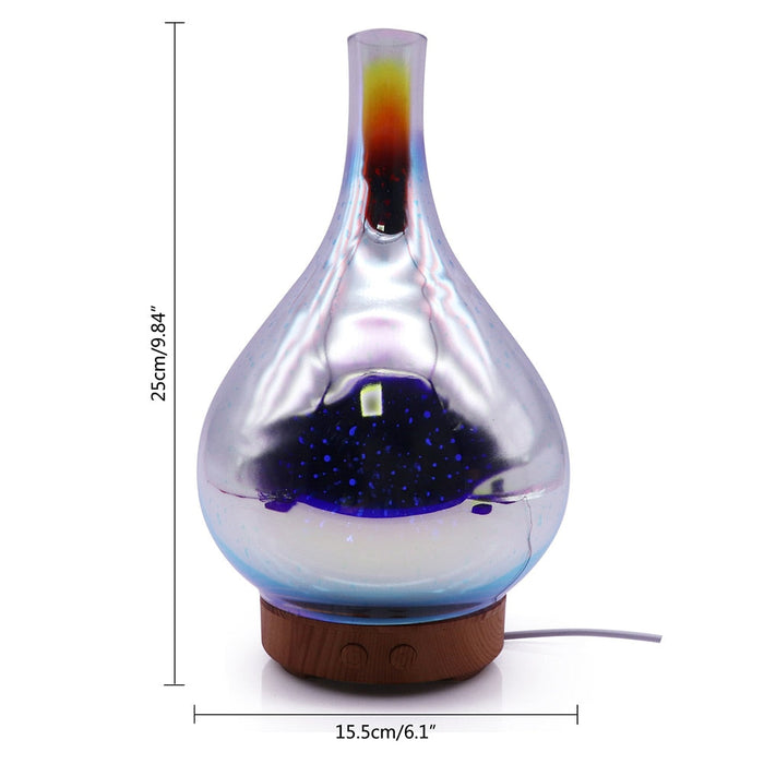 SerenityGlow 3D Crystal Essential Oil Diffuser with LED Ambiance