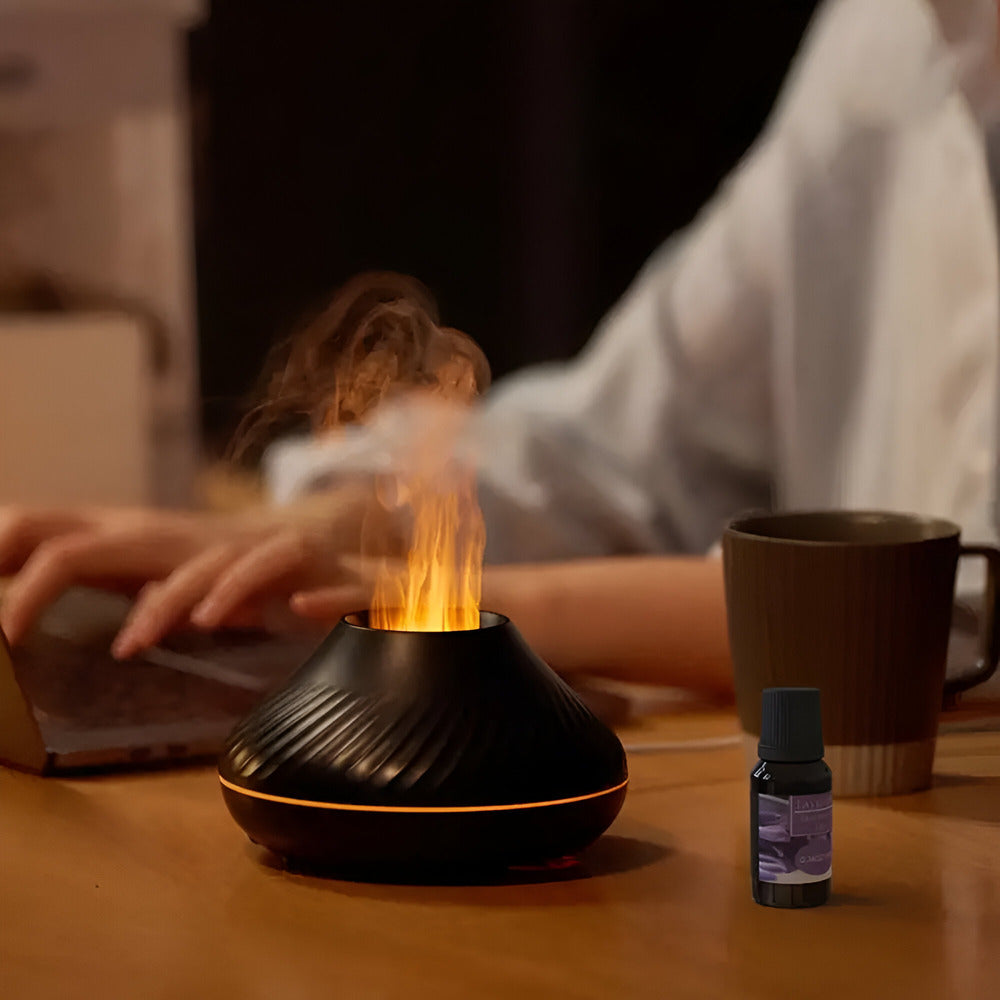SerenityMist Ultrasonic Aroma Diffuser & Humidifier - Sleek Design