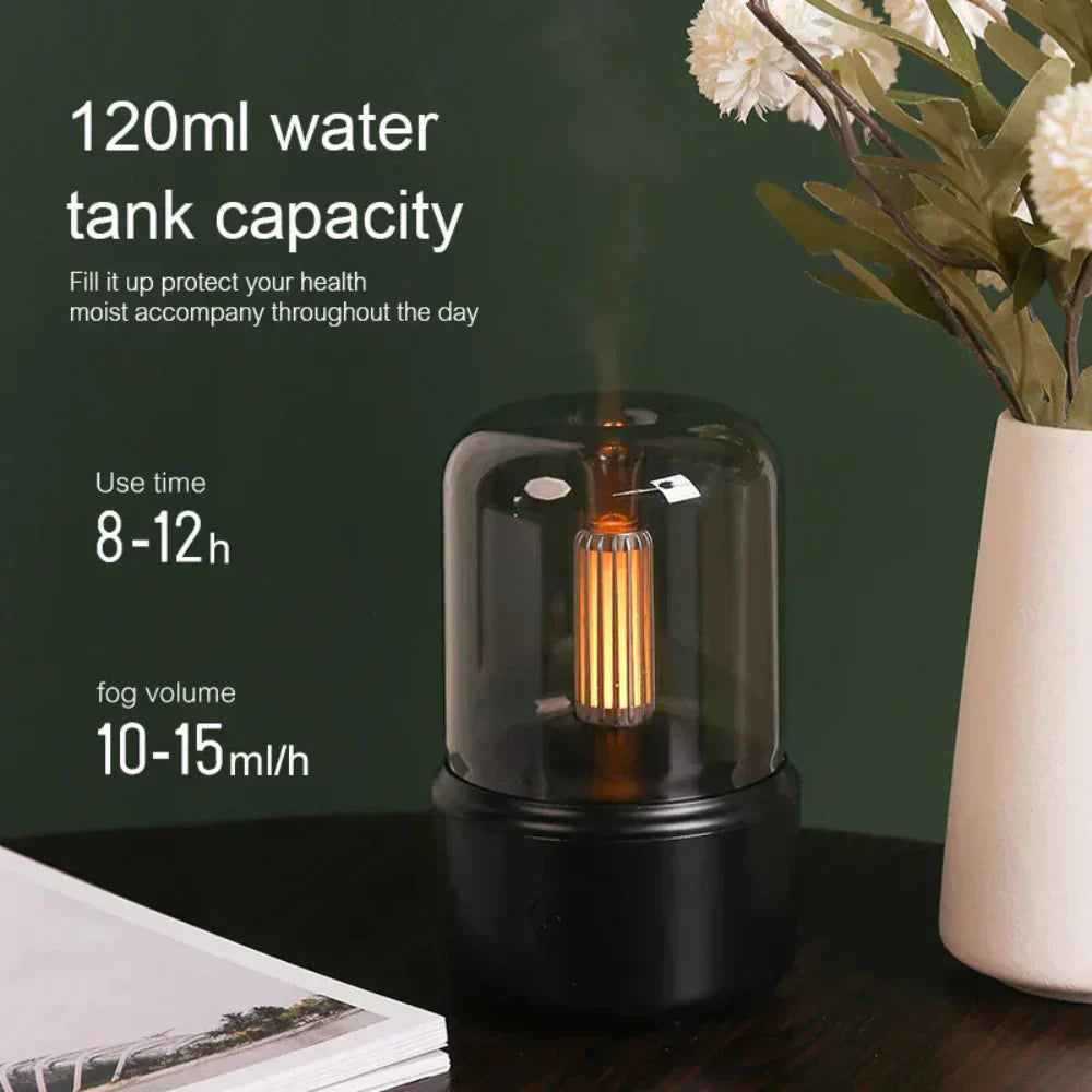 TranquilSphere Portable Aroma Diffuser with Night Glow