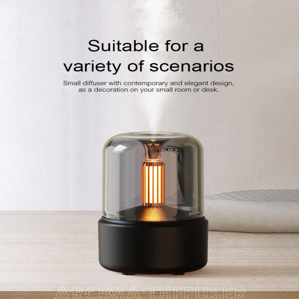 TranquilSphere Portable Aroma Diffuser with Night Glow