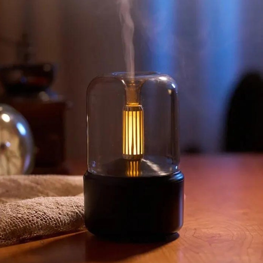 TranquilSphere Portable Aroma Diffuser with Night Glow