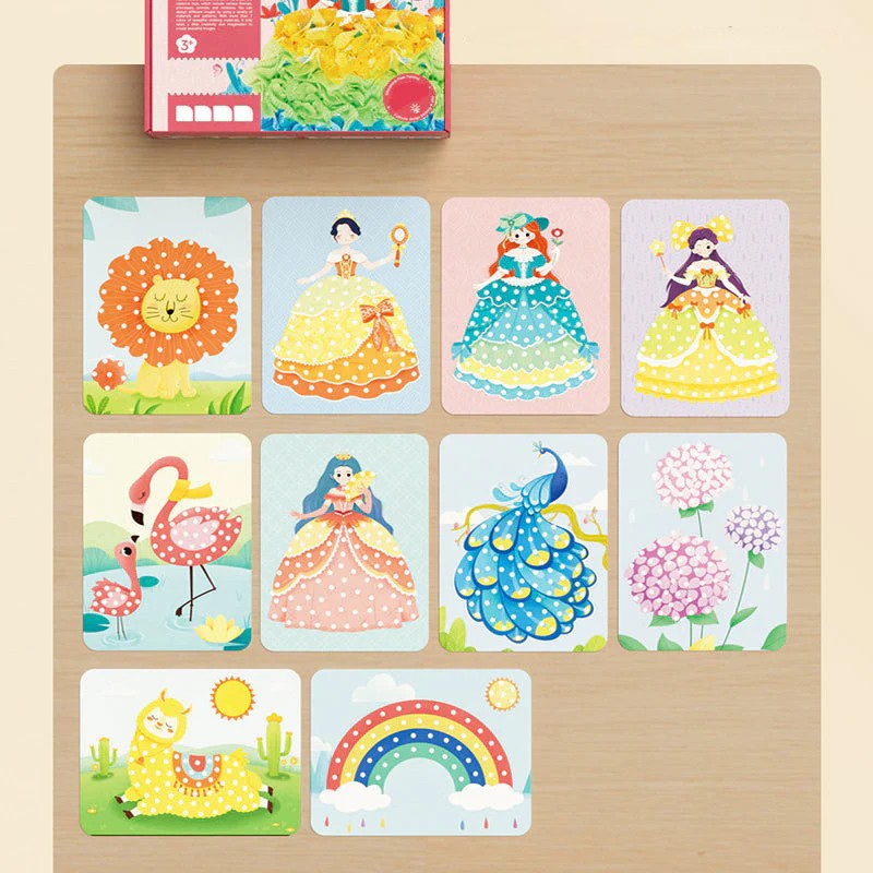 Enchanted Princess Paint Sticker for Creative Art Projects