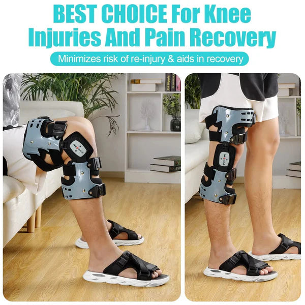 Dual-Support Knee Stabilizer for Osteoarthritis Relief