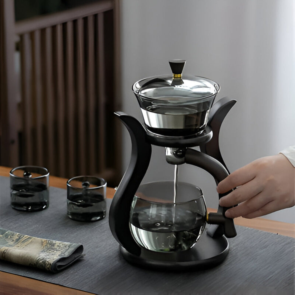 Elegant Drip-Free Glass Teapot Set with Infuser