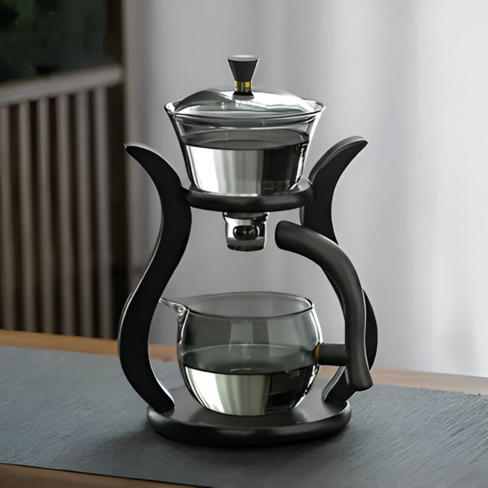 Elegant Drip-Free Glass Teapot Set with Infuser