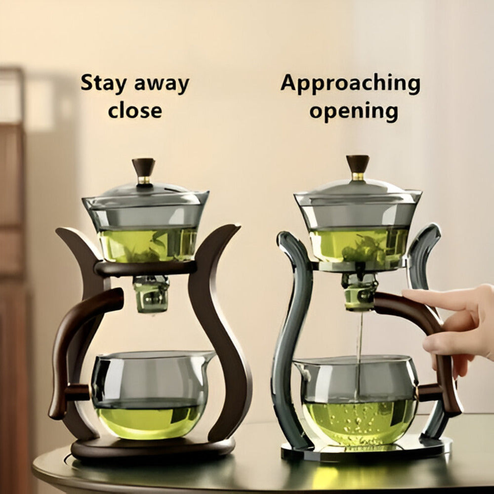 Elegant Drip-Free Glass Teapot Set with Infuser