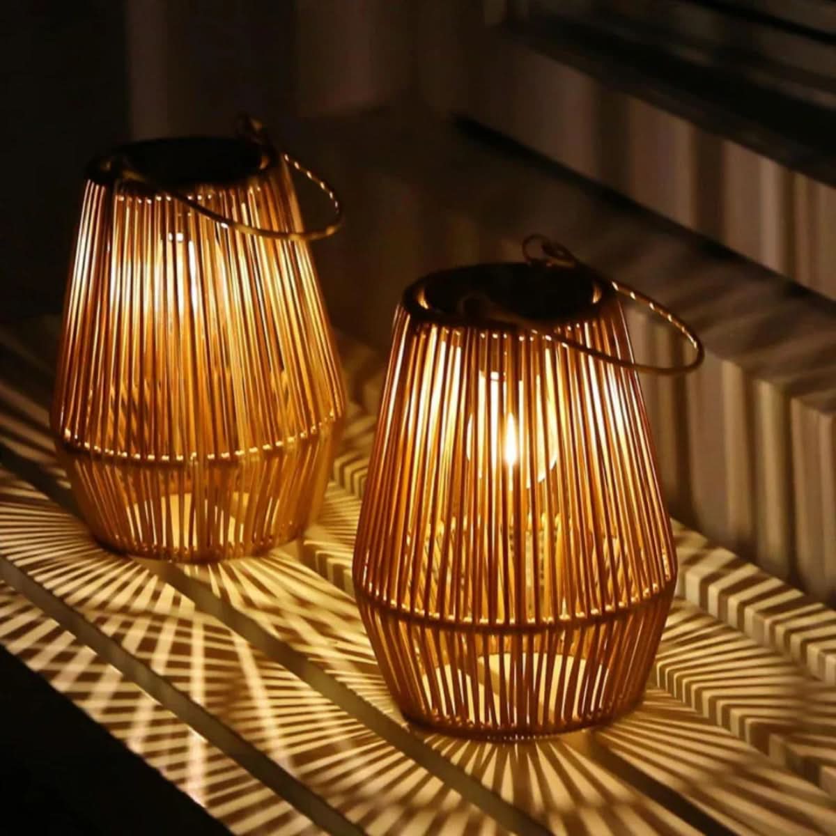 Handcrafted Solar Lantern with Waterproof Features
