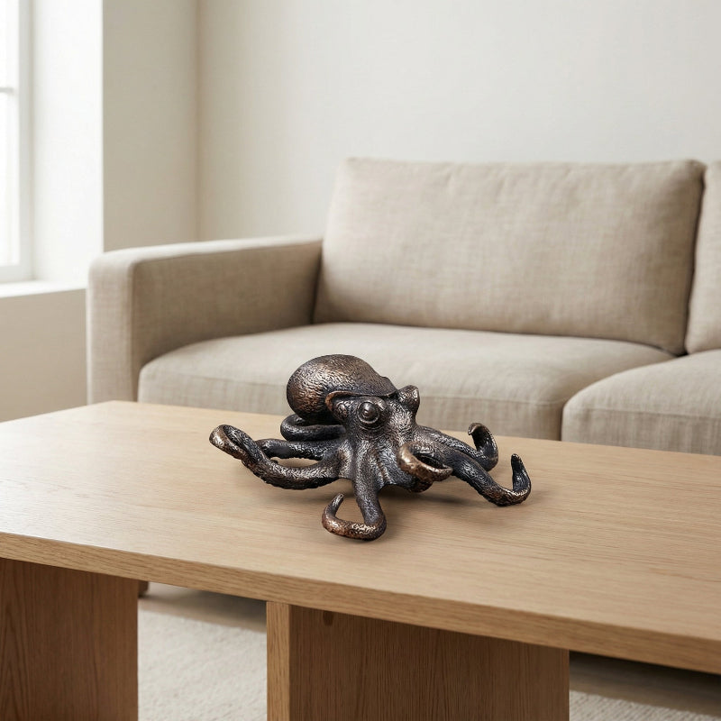 Ocean Elegance – Artisan Copper Octopus Decorative Sculpture