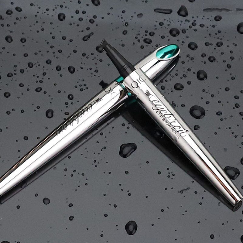 Waterproof 3D Eyebrow Pencil with 4 Fork Tips - Microblading Effect