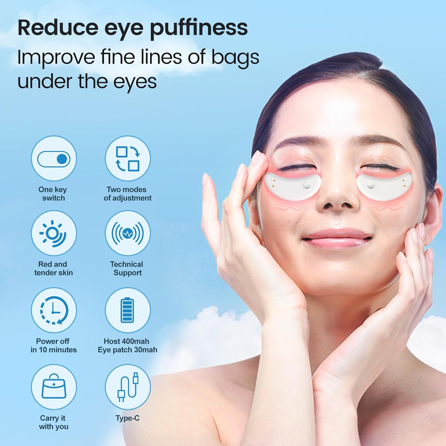 Eye Care | Red Light Microcurrent Treatment | Revitalizing Under Eye