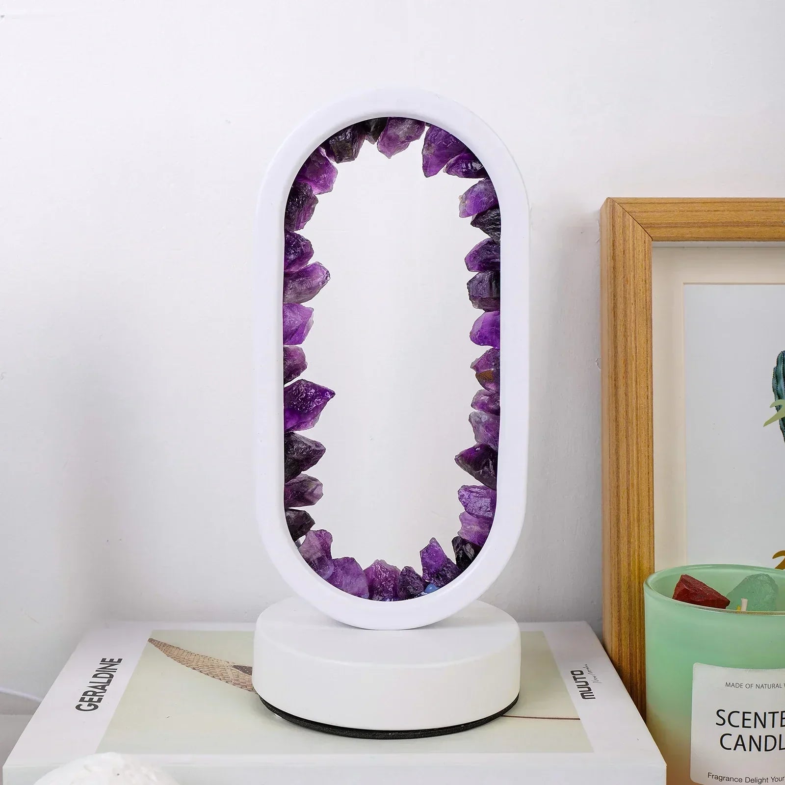 SereneGlow Amethyst Tranquility Lamp