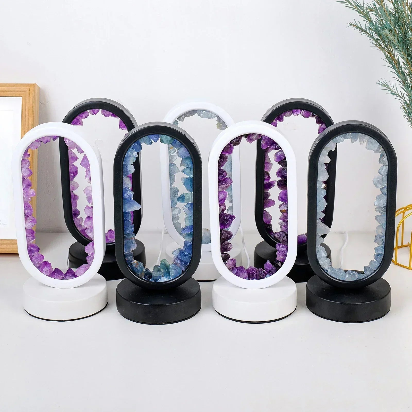 SereneGlow Amethyst Tranquility Lamp